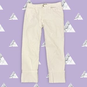 Joe's Jeans‎ White Straight Leg Crop Jeans Size 28
